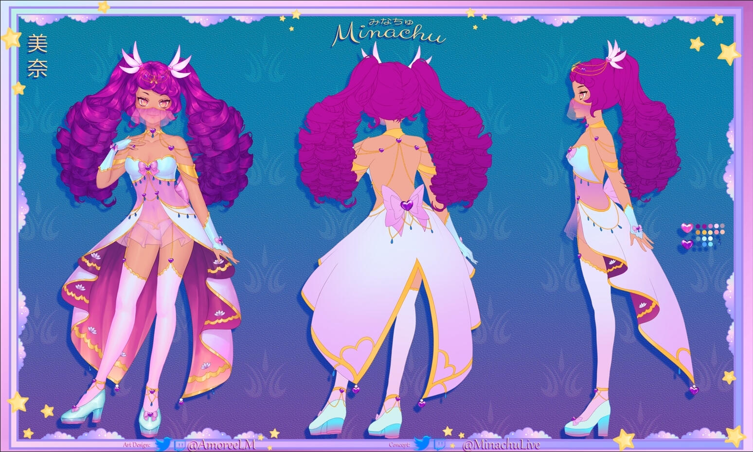 Illustrated by: @Lyramora; Template & Character Design: Minachu