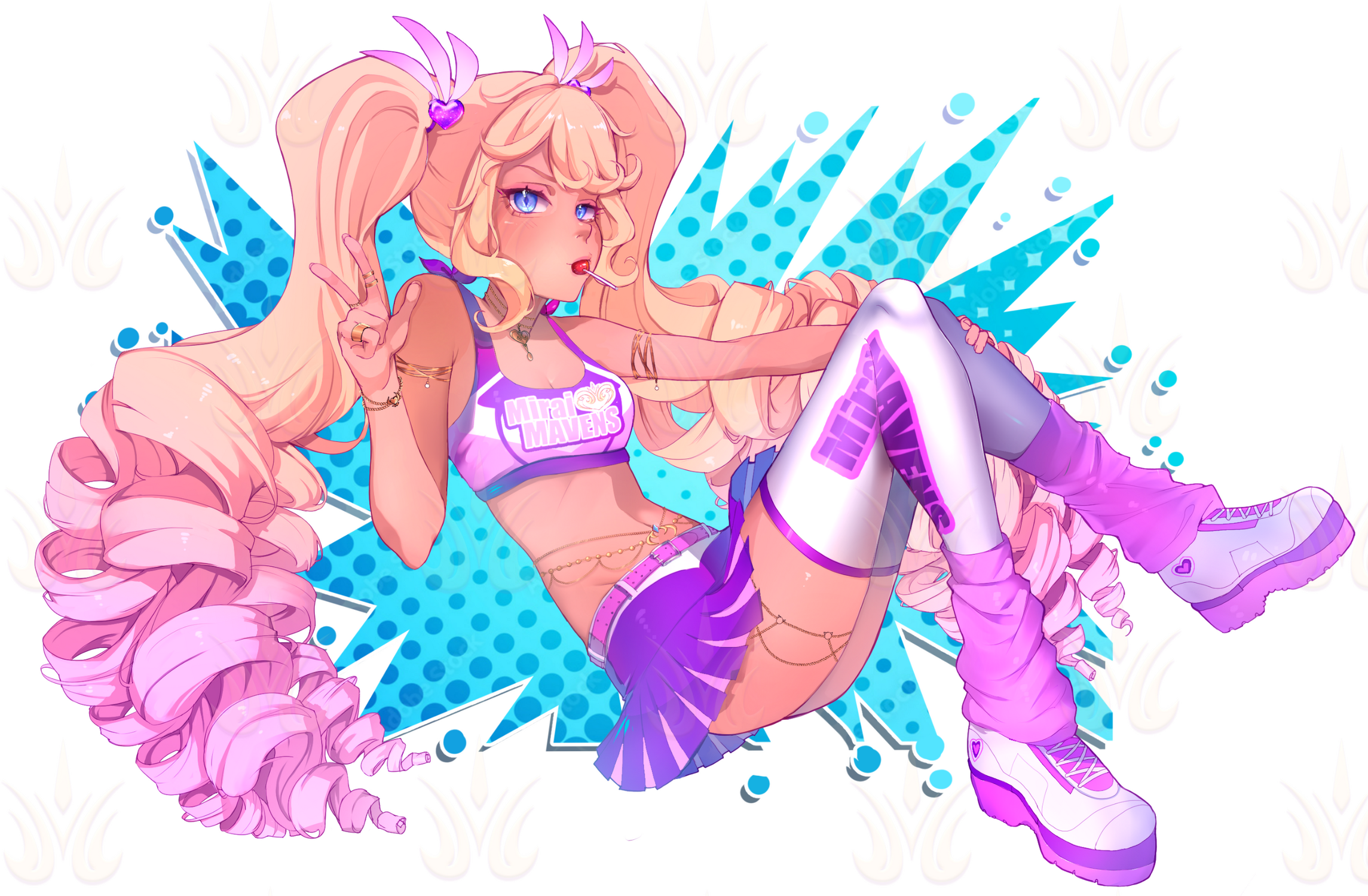 Hype Dance Mirai Mina by IchiXgo (Lollipop Chainsaw Juliette Starling cosplay)